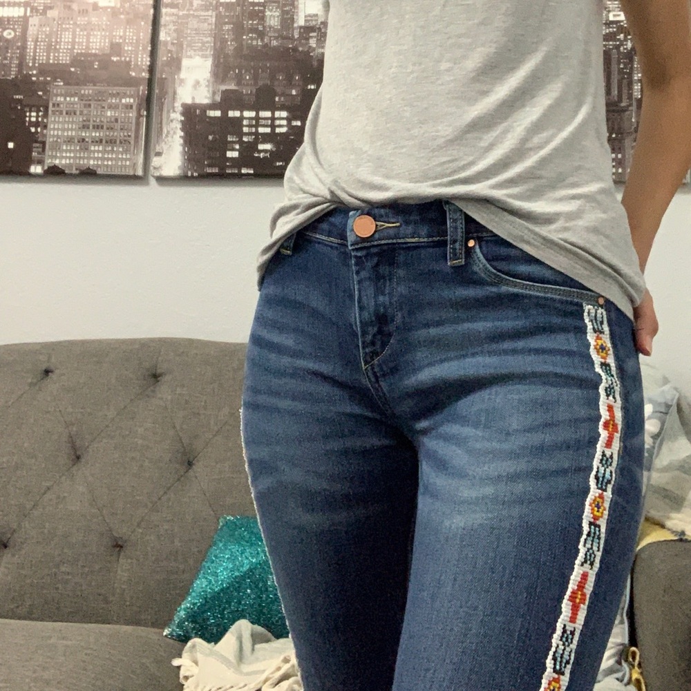 Blank NYC Bead Side Strip Jeans